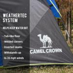 CAMEL CROWN Tents for Camping 6 Person Tent Waterproof Easy Setup Backpacking Tents