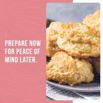 Buttermilk Biscuit Mix Can Emergency Food Supply, 29 Servings, 10 Year Shelf Life - Biscuit Mix Just Add Water and Baking Powder