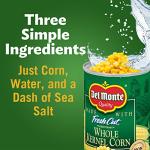 Del Monte Fresh Cut Golden Sweet Whole Kernel Corn, Canned Vegetables, 15.25 oz Can