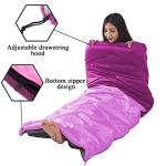 Flantree Sleeping Bag 4 Seasons Adults & Kids for Camping Hiking Trips Warm Cool Weather,Lightweight and Waterproof with Compression Bag,Indoors Outdoors Activities