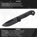 KA-BAR Becker BK2 Campanion Fixed Blade Knife