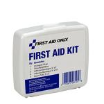 First Aid Only PhysiciansCare On-The-Go Emergency First Aid Kit for Home, Work, and Travel, 13 Pieces (Antiseptic wipes, Sting Relief wipes, Gauze pads, Bandages)