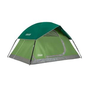 Coleman Sundome Camping Tent with Rainfly, 2/3/4/6 Person Tent Sets Up in 10 Mins, Weatherproof Shelter for Camping, Festivals, Backyard, Sleepovers, & More