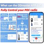 TIDRADIO TD-G100 Rapid Unlimited Range 4G LTE PoC Walkie Talkies Long Range with SIM Cards, Nationwide 5000 Miles Two Way Radios, Global PTT for Family, Logistics, Truck Fleet,Construction site,2 Pack