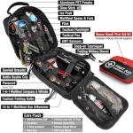 Survival First Aid Kit, 190 Pcs Survival Gear and Medical Supplies, Military IFAK EMT Molle Tactical Pouch for Outdoor, Camping, Hiking, Car, Vehicles and More (Black)