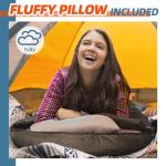 MEREZA 0 Degree Winter Sleeping Bag for Adults Kids with Pillow, Cold Weather Sleeping Bag for 4 Season Camping Hiking Backpacking Sleeping Bags for Big and Tall