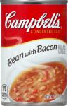 Campbell's Condensed Bean With Bacon Soup, Natural Smoke Flavoring Added, 11.25 oz Can