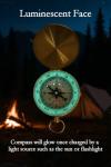 Glow in The Dark, Waterproof, Gold Brass Pocket Compass for Camping, Hiking, Wilderness Backpacking, Survival Gear Pack Orienteering Hunting Navigation Tool Gift for Kids, Adults (FBA - Blank)
