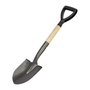 28-Inch Round Metal Garden and Camp Shovel
