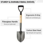 28-Inch Round Metal Garden and Camp Shovel