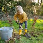 28-Inch Round Metal Garden and Camp Shovel