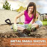 28-Inch Round Metal Garden and Camp Shovel