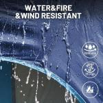 TIMBER RIDGE 5-9 Person SUV Tent with Screen Porch and Awning for Family Camping, Weather Resistant and Portable Van or Car Tent, Includes Rainfly and Storage Bag, 13' W X 10' L X 7.1' H, Blue