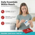 556 Piece Premium Large First Aid Kit, Survival Medical First Aid Bag – Labelled Compartments, Workplace Essential, Home & Sports, Molle Tactical Rip-Away Design, First Responders' Choice for Trauma