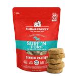 Stella & Chewy's Freeze-Dried Raw Dinner Patties - Surf 'N Turf Salmon & Beef Recipe - High Protein Grain-Free Puppy & Dog Food - Perfect For Picky Eaters - 25 oz