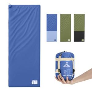 Ultralight Warm Weather Sleeping Bag - Portable, Waterproof, Compact Lightweight, Comfort with Compression Sack - Great for Outdoor Camping, Backpacking & Hiking -75" L x 30" W Fits Adults