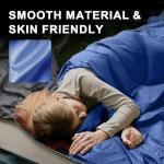 Ultralight Warm Weather Sleeping Bag - Portable, Waterproof, Compact Lightweight, Comfort with Compression Sack - Great for Outdoor Camping, Backpacking & Hiking -75" L x 30" W Fits Adults