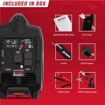A-iPower Portable Inverter Generator, 2300W RV Ready, EPA & CARB Compliant CO Sensor, Portable Ultra-Light Weight For Backup Home Use, Tailgating & Camping (SUA2301i)