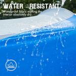 PORTAL 8 Person Family Camping Tent with Screen Porch, Weather Resistant Tunnel Tent with Rainfly, Large Family Tents for Outdoor Camping, Party