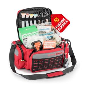 Fully-Stocked EMT Trauma First Aid Kit