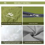 WERTYCITY Warm Weather Sleeping Bag - Portable Waterproof Compact Lightweight, Packable with Compression Sack for Kids Teens Adults Camping Backpacking Hiking, Spring Summer Fall(Army Green)