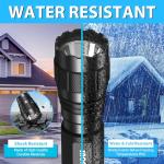 SAOPRKLER Tactical Flashlights High Lumen-Police 1200 LM Flashlight with Holster for Duty Belt,Single Mode LED Flashlight for Camping/Law Enforcement-Sentinel-X1