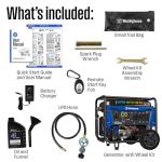 Tri-Fuel Portable Generator with Remote Start