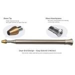 VitarayX Telescoping Fire Blower – Stainless Steel Fire Starter Tool for Bow Drill, Bushcraft, Survival, Camping, Hiking, BBQ, Fire Pit & Fireplace Use