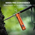 PIOOCAN S10Pro LED Flashlight Rechargeable,Bright Flashlight 2500 Lumen,Tactical EDC Flashlight Magnetic Base,Mini Size Waterproof Flash Lights for Outdoor,Home,Gifts,Collections,Tools