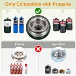 ODSD 2 Burner Camping Stove with Windshield, 20000 BTU Propane Camp Stove, Portable Folding Gas Stove, Camping Essentials Gear Includes Frying Pan, Coffee Stand & Carry Bag, Green