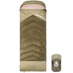 OneTigris Envelope 3 Season Sleeping Bag Extra-Wide Warm for Camping Backpacking Travel Outdoor Activities