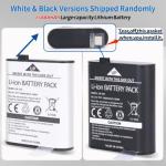 Walkie Talkies Long Range for Adults, Rechargeable Walkie Talkie Baofeng F22 FRS Radio Walky Talky Family Walkie-Talkie with 1400 mAh Battery USB Charger LED Flashlight VOX for Hiking Camping (2 Pack)