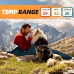 MEREZA Flannel Sleeping Bag for Adults XL, Large Wide Sleeping Bags for Camping Mens Warm Cotton Sleeping Bag 4 Season Warm & Cool Weather with Compression Sack (Navy Blue)