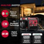 2500-Watt Portable Inverter Generator with Quiet Technology