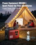 PowerSmart 3800-Watt Portable Inverter Generator Gas Powered, Quiet for Camping