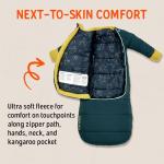 Kelty Space Cadet Infant and Toddler Sized Arms-Out Sleeping Bag, 30-40F Degree Rated, 8M-4T, Fleece-Lined Hand Covers (30F / 2-4T)