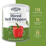 Augason Farms Diced Bell Peppers for Emergency Meals