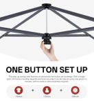 ABCCANOPY Pop Up Canopy - Outdoor Patio Portable Canopy Tent Heavy Duty for Backyard and Deck with 4 Sandbags(White, 10x10)