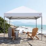 ABCCANOPY Pop Up Canopy - Outdoor Patio Portable Canopy Tent Heavy Duty for Backyard and Deck with 4 Sandbags(White, 10x10)