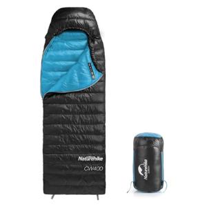 Naturehike Ultralight Down Sleeping Bag, 650FP Backpacking Sleeping Bag for Adults, 40.4℉ Waterproof Sleeping Bags for Camping, Hiking, Traveling with Compression Sack