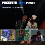 UNROEVS Mini Flashlight 2550 Lumens Rechargeable USB C Charging, Small Flashlights High Lumens 5 Modes, Pocket Flashlight with Clip, Magnetic Flashlight for EDC,Camping, Hiking,Emergency(2 Pack)