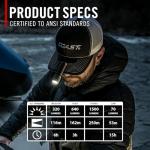 Coast XT7R 1500 Lumen Rechargeable LED Flashlight with Magnetic Mount, Slide Focus, and Pocket Clip, Desert