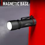 Coast XT7R 1500 Lumen Rechargeable LED Flashlight with Magnetic Mount, Slide Focus, and Pocket Clip, Desert