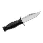 Cold Steel Mini Leatherneck Clip Point Compact Lightweight 3.5" 8CR13MOV Steel Fixed Blade Outdoor Hunting Utility Knife, 3.25" Textured Ergonomic Kray-Ex Handle, Secure-Ex Sheath