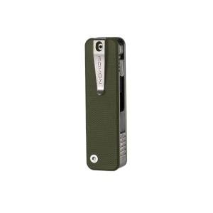 ROXON S503G 9 in 1 Mini Multi Tool EDC Pocket Knife Multitool with G10 Handle,Scissors,Screwdriver,Threader,Awl, Flat Screwdriver,Ruler,Tweezers for Outdoors Fishing Camping,Gifts for Men (Green)