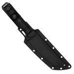 Kershaw Atreides Fixed Blade Knife, 65Mn Black Tanto Blade, Outdoor Work Knife with Sheath, Full Tang Handle
