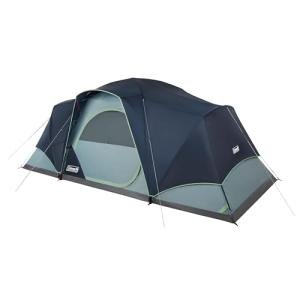 Coleman Skydome XL Large Family Tent with 5 Minute Setup, Weatherproof 8/12 Person Tent with Rainfly & Carry Bag, Fits Multiple Queen Airbeds, Made of PFAS-Free Materials