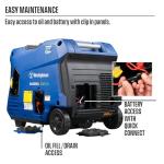 Westinghouse 5000 Peak Watt Super Quiet Dual Fuel Portable Inverter Generator, Remote Electric Start, Gas & Propane Powered, RV Ready, CO Sensor, Parallel Capable