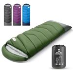 TANSTRIDER Sleeping Bags for Adults Cold Weather & Warm 40℉,4lb Lightweight Sleeping Bag for Tall Kids Girls Boys with Compression Sack,Camping Essentials Gear, Hiking,Travel, Outdoor & Indoor