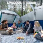 TIMBER RIDGE 8 Person Family Camping Tent with Screen Room, Double Layer Waterproof Weather Resistant Big Tunnel Tent with Rainfly Carry Bag, Large Family Tent for Outdoor Party 20ft x 8ft x 76in
